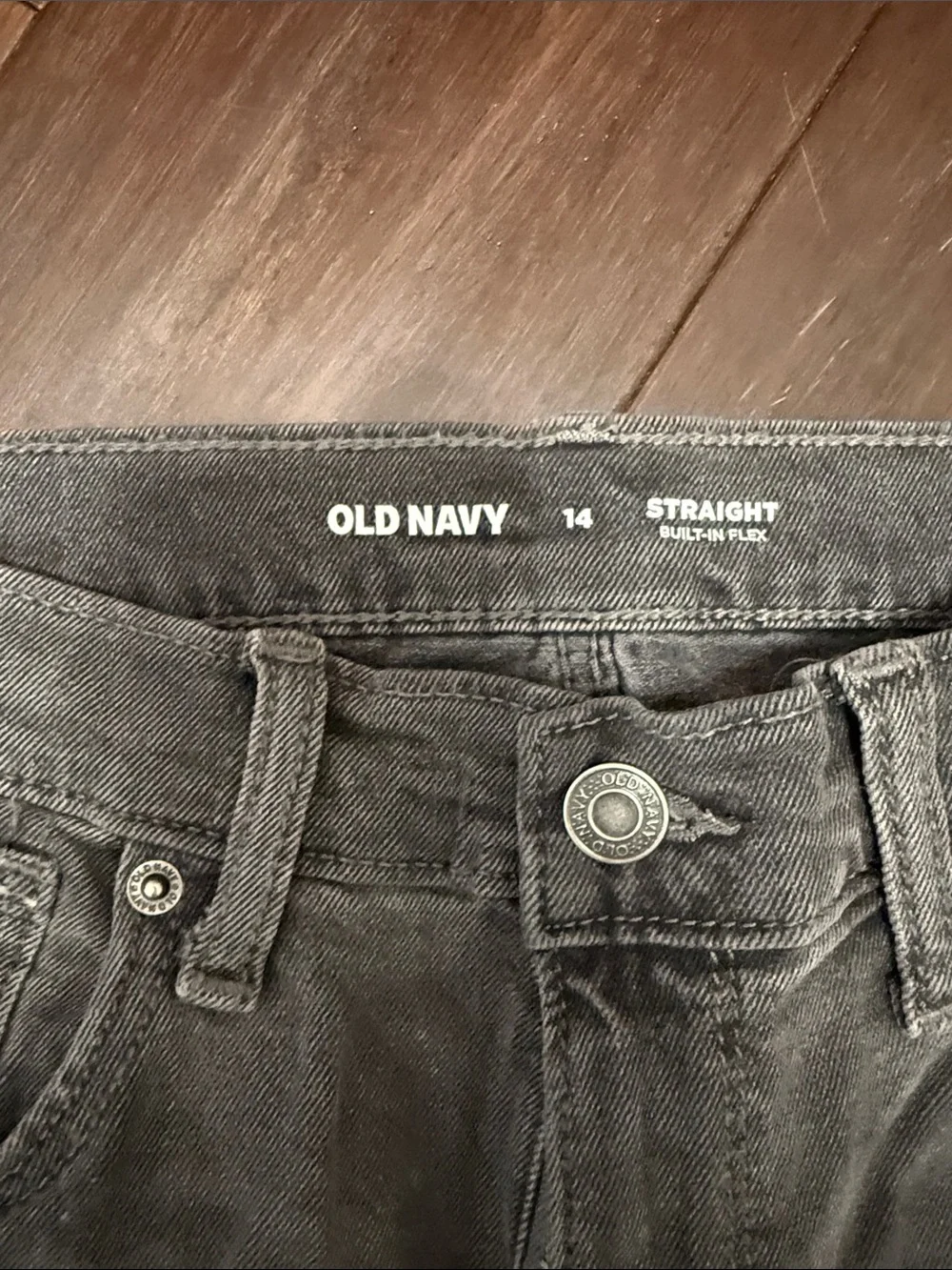 Old Navy Boys Jeans Duo — Black & Gray
